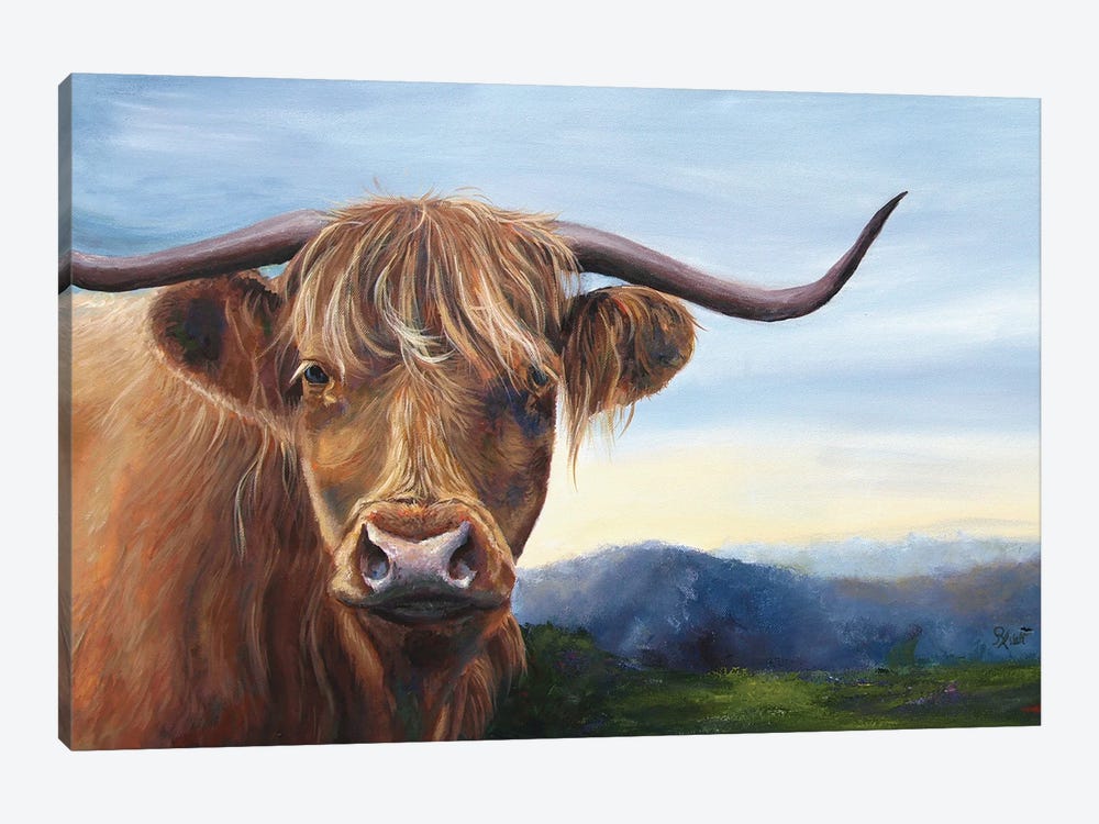 Highlander by Ruth Aslett 1-piece Canvas Artwork