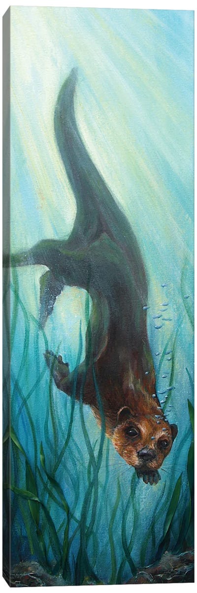 Otter Canvas Art Print - Ruth Aslett
