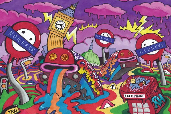 Animated & Comic Strip Characters: Future London by Ross Hendrick