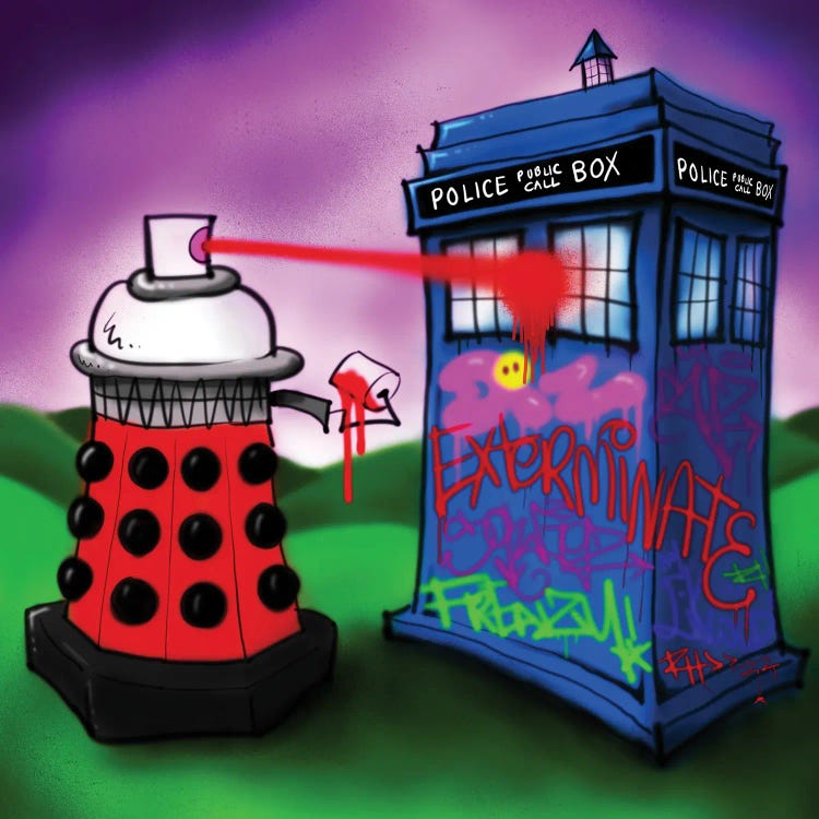 Exterminate by Ross Hendrick wall art