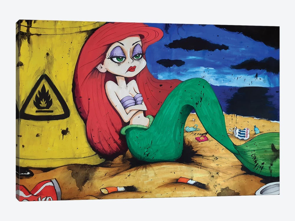Mermaid Beach by Ross Hendrick 1-piece Canvas Artwork