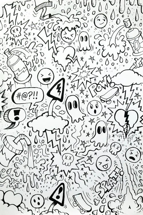 Doodles by Ross Hendrick wall art