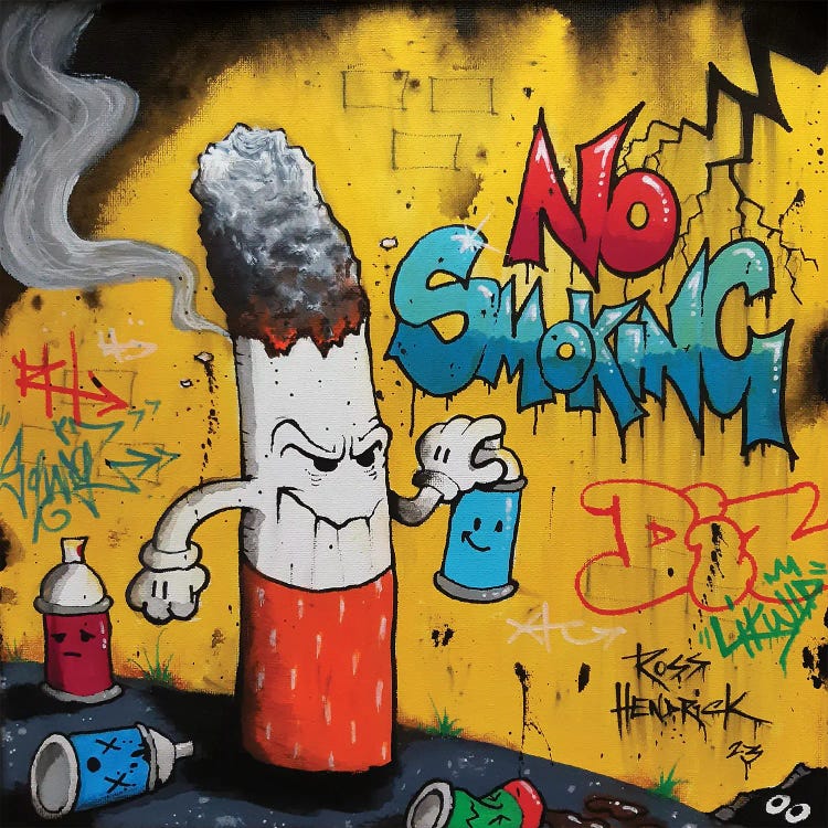 Nosmoking by Ross Hendrick wall art