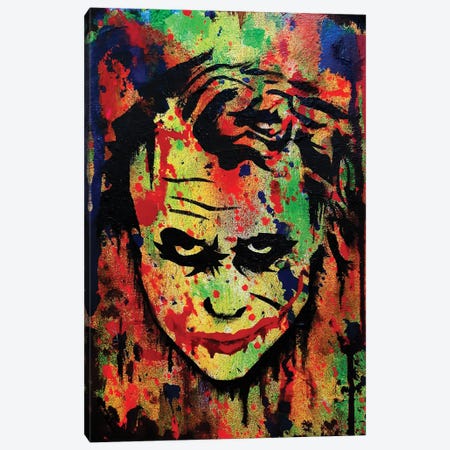 Joker Canvas Print #RHD61} by Ross Hendrick Canvas Art