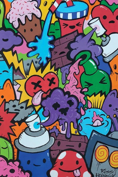 Animated & Comic Strip Characters: Doodle Characters by Ross Hendrick