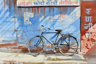 Dance Of The Shadows by Ramesh Jhawar framed wall art