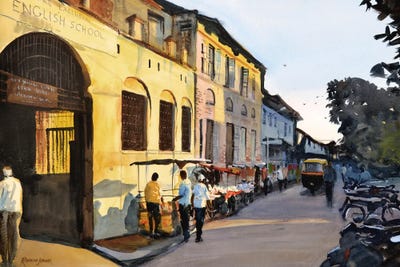 Evening Glow by Ramesh Jhawar canvas print