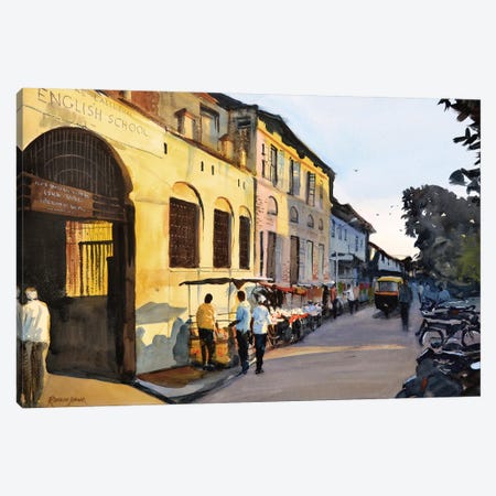 Evening Glow Canvas Print #RHJ16} by Ramesh Jhawar Canvas Wall Art