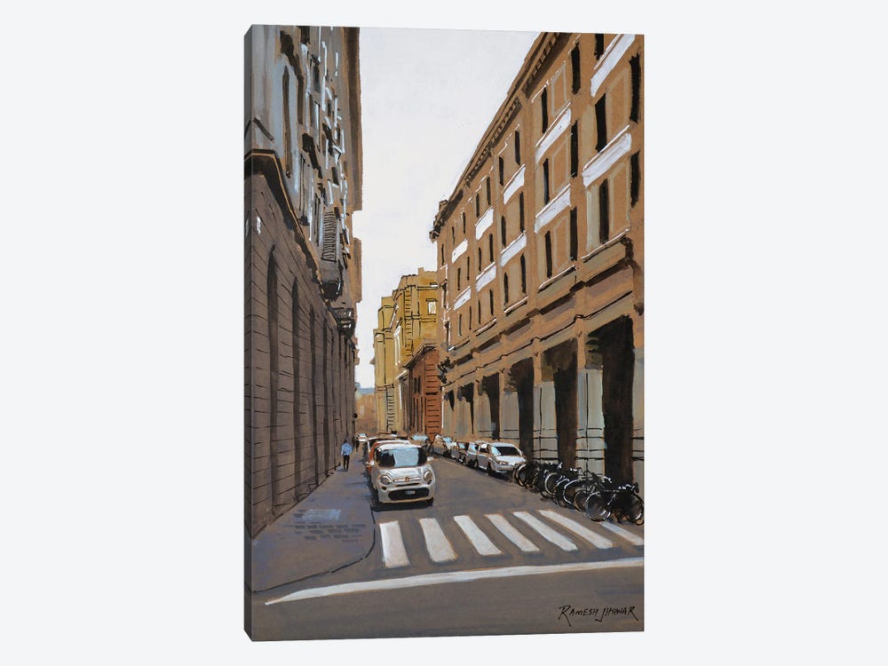 Florence Street by Ramesh Jhawar 1-piece Canvas Artwork
