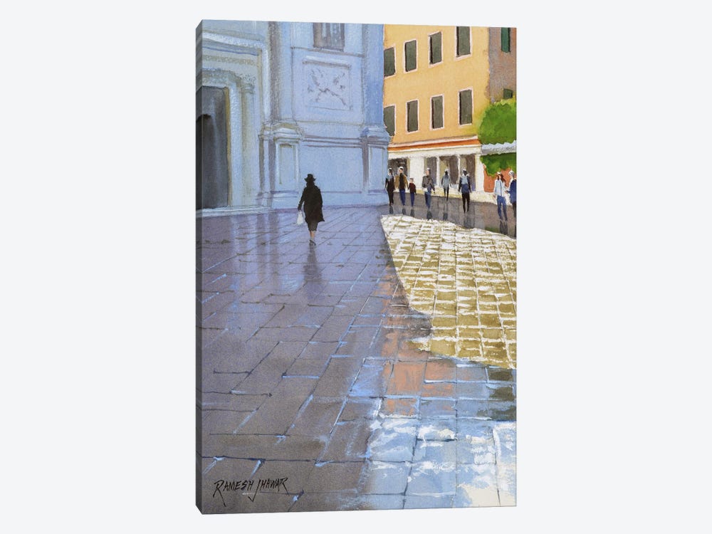 Glitter After The Rains, Venice by Ramesh Jhawar 1-piece Canvas Art