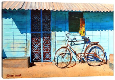 Noon Break Canvas Art Print - India Art