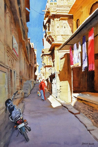 India: Return From The Market by Ramesh Jhawar