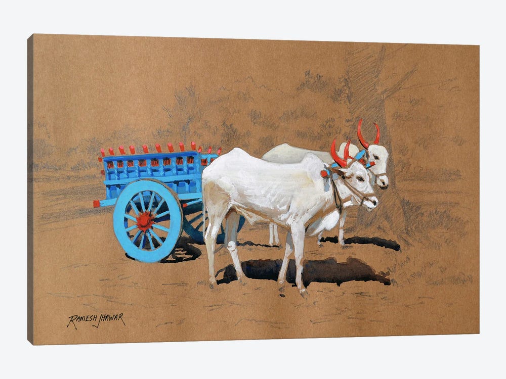 Rustic Impressions by Ramesh Jhawar 1-piece Canvas Art
