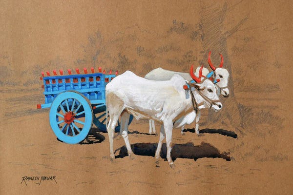 Ramesh Jhawar: Rustic Impressions by Ramesh Jhawar