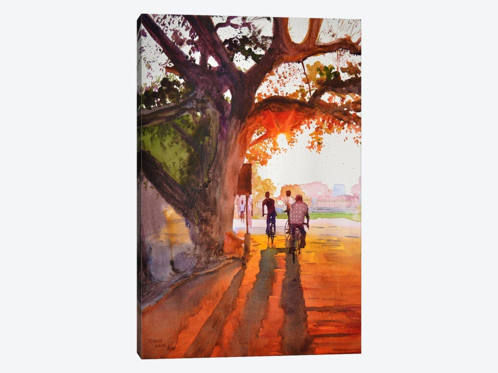 Sunset Riders by Ramesh Jhawar 1-piece Canvas Print