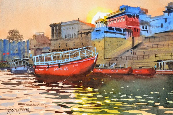 Ramesh Jhawar: Sunset Shimmer by Ramesh Jhawar