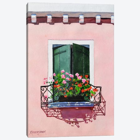 Venetian Window Canvas Print #RHJ45} by Ramesh Jhawar Canvas Art Print