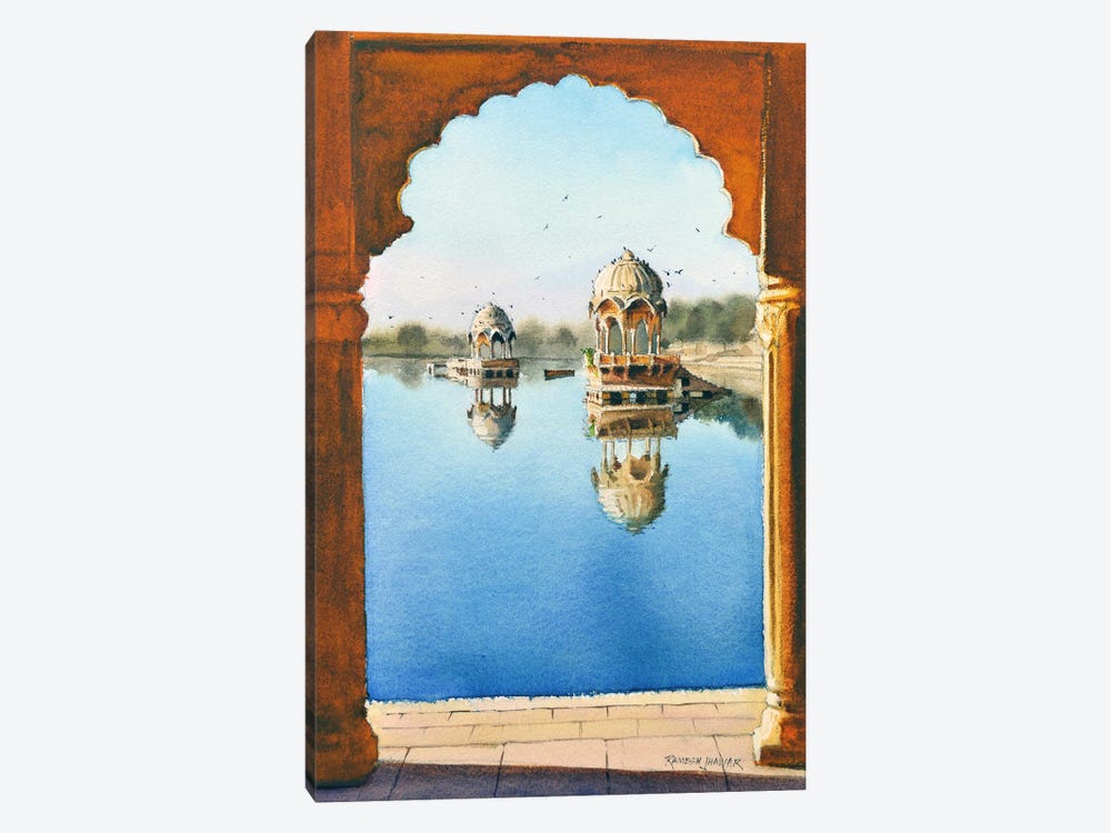 Arched View by Ramesh Jhawar 1-piece Canvas Wall Art