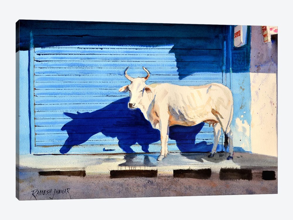 Basking In The Sun by Ramesh Jhawar 1-piece Canvas Art