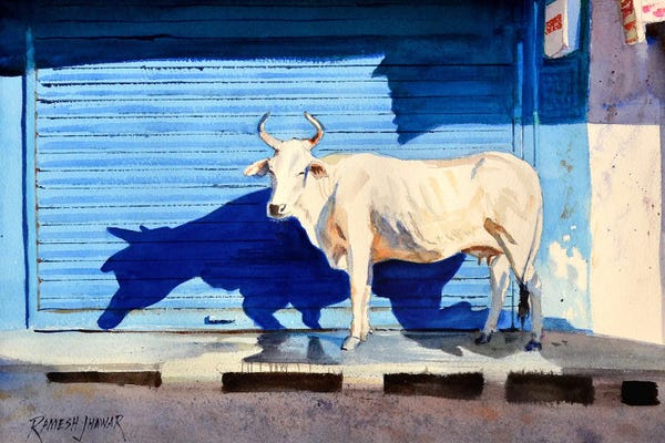 Ramesh Jhawar: Basking In The Sun by Ramesh Jhawar