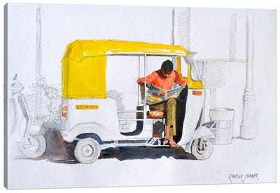 Catching Up Canvas Art Print - Ramesh Jhawar