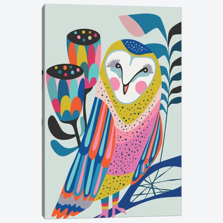 Owl Canvas Print #RHL29} by Rachel Lee Canvas Art