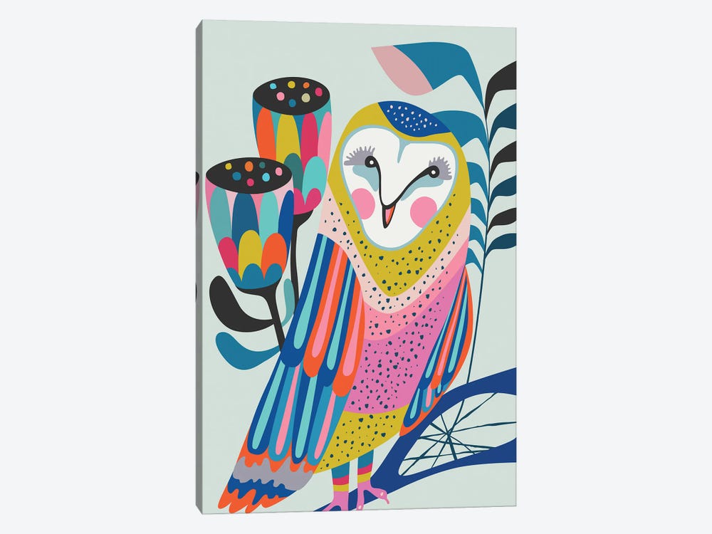 Owl by Rachel Lee 1-piece Canvas Art Print