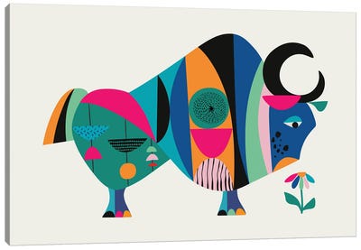 Ox Canvas Art Print - Bull Art