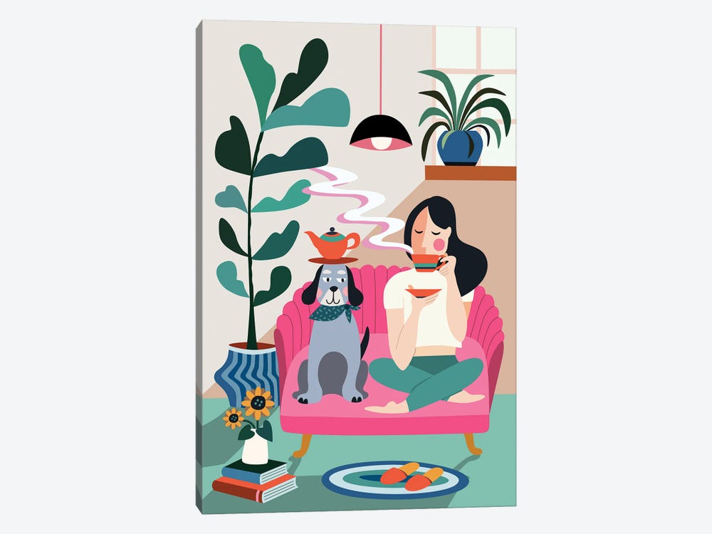 Tea Time by Rachel Lee 1-piece Canvas Print