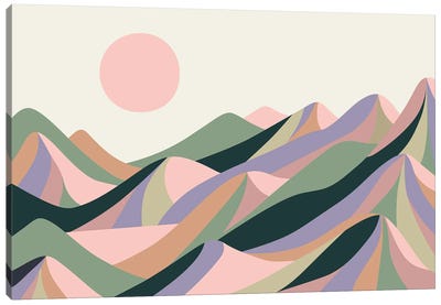 Mountains Canvas Art Print - Rachel Lee