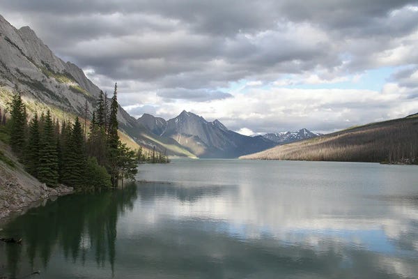Jasper National Park: Medicine Lake - Jasper National Park, Alberta, Canada by Ramona Heiner