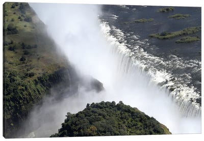 Victoria Falls, Or Mosi-Oa-Tunya (The Smoke That Thunders), Zimbabwe, Southern Africa Canvas Art Print - Zambia
