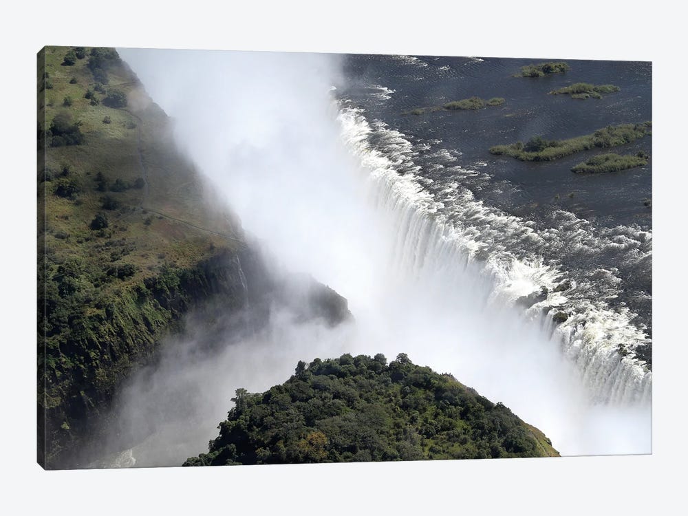 Victoria Falls, Or Mosi-Oa-Tunya (The Smoke That Thunders), Zimbabwe, Southern Africa by Ramona Heiner 1-piece Canvas Art Print