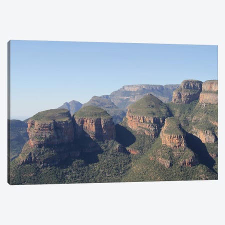 The Three Rondavels - Blyde River Canyon Nature Reserve, Panorama Route, Mpumalanga, South Africa Canvas Print #RHR111} by Ramona Heiner Canvas Artwork