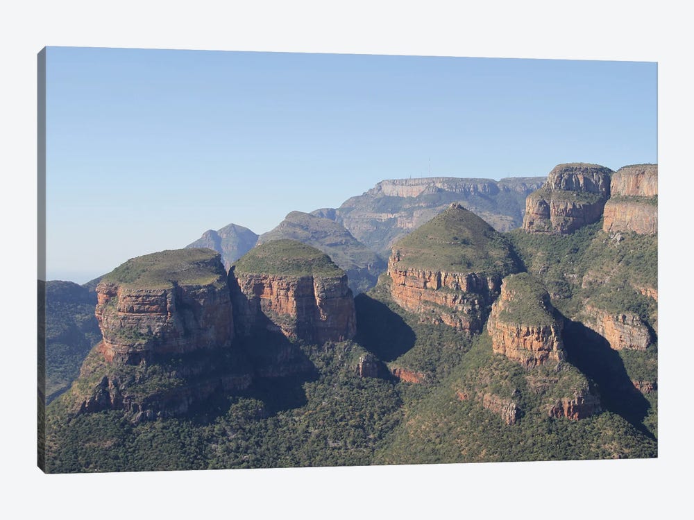 The Three Rondavels - Blyde River Canyon Nature Reserve, Panorama Route, Mpumalanga, South Africa by Ramona Heiner 1-piece Canvas Wall Art