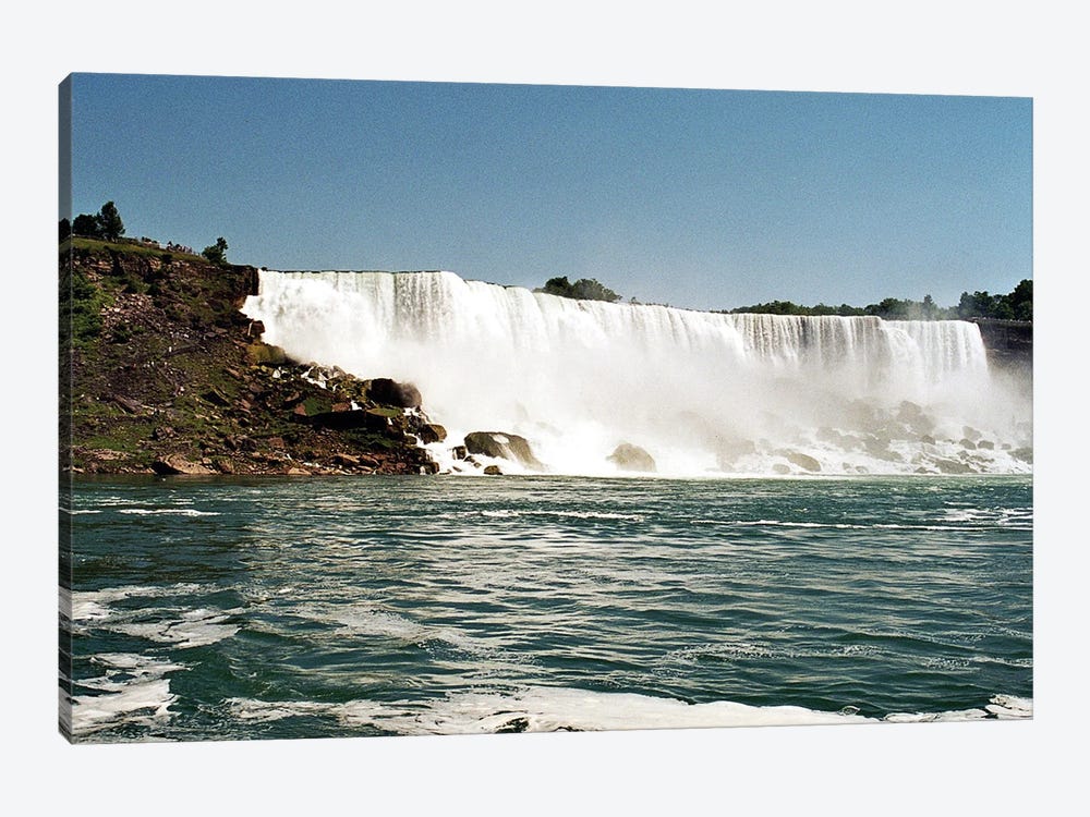 American Falls - As Seen From The Maid Of The Mist, Niagara Falls - Border Of Ontario, Canada, And New York, Usa by Ramona Heiner 1-piece Canvas Art