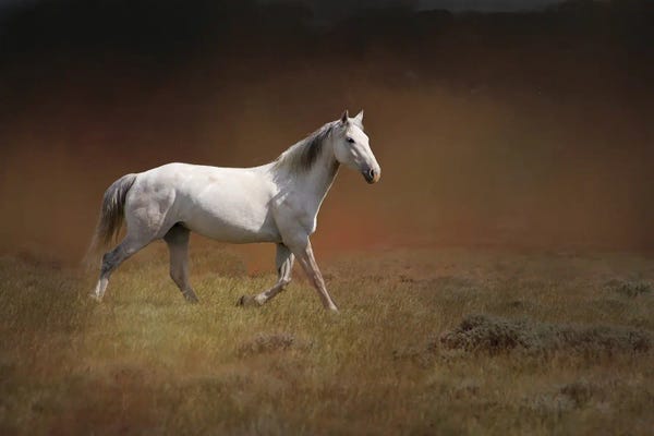 White Horse Running