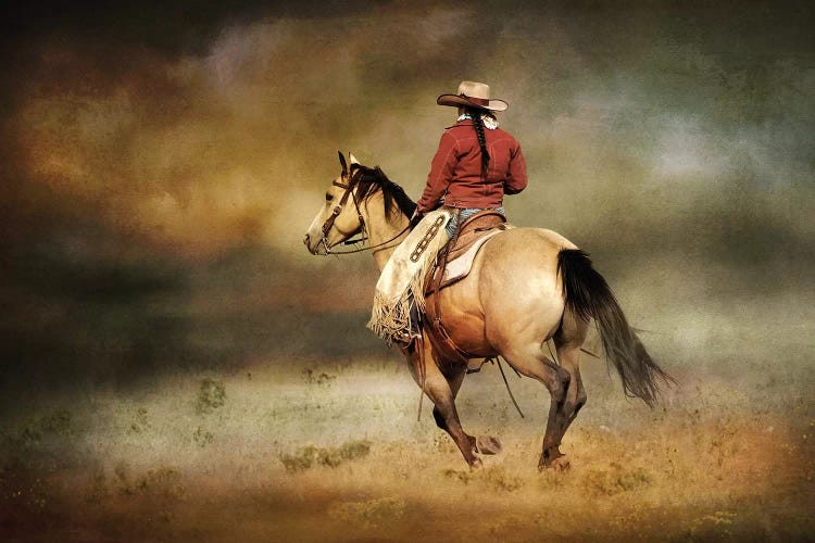 Running Horse by Rhonda Thompson wall art