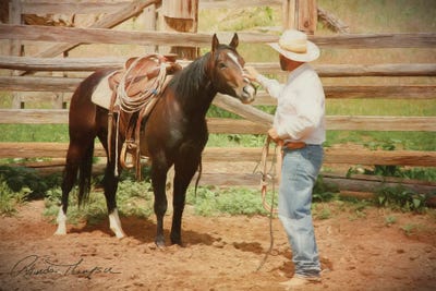 A Gentle Hand by Rhonda Thompson art print