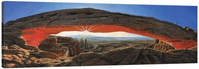 Dawn At Mesa Arch, Canyonlands, Utah Canvas Art Print