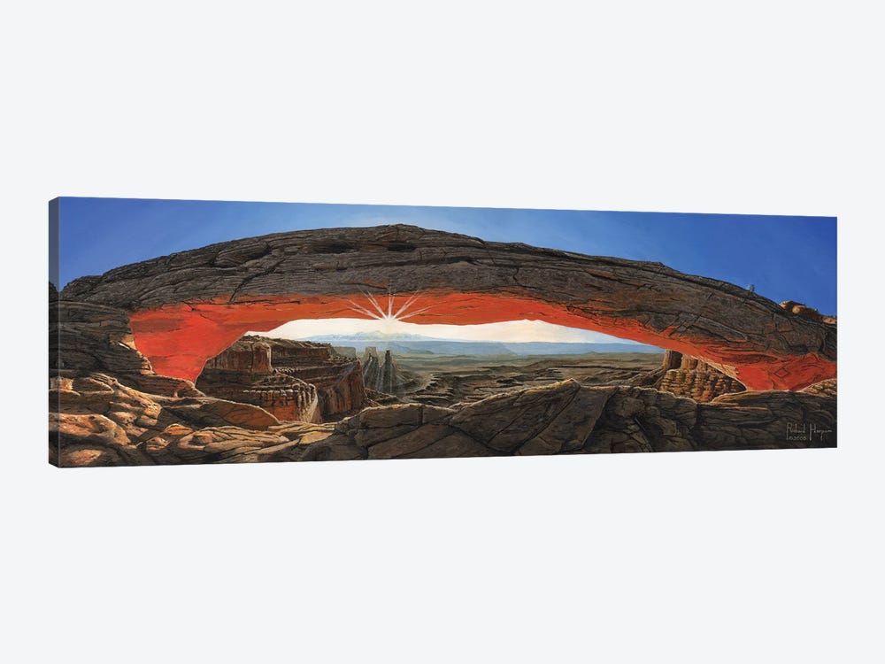 Dawn At Mesa Arch, Canyonlands, Utah by Richard Harpum 1-piece Canvas Art