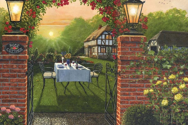Grandpa Chic: Dinner For Two - Rose Cottage by Richard Harpum