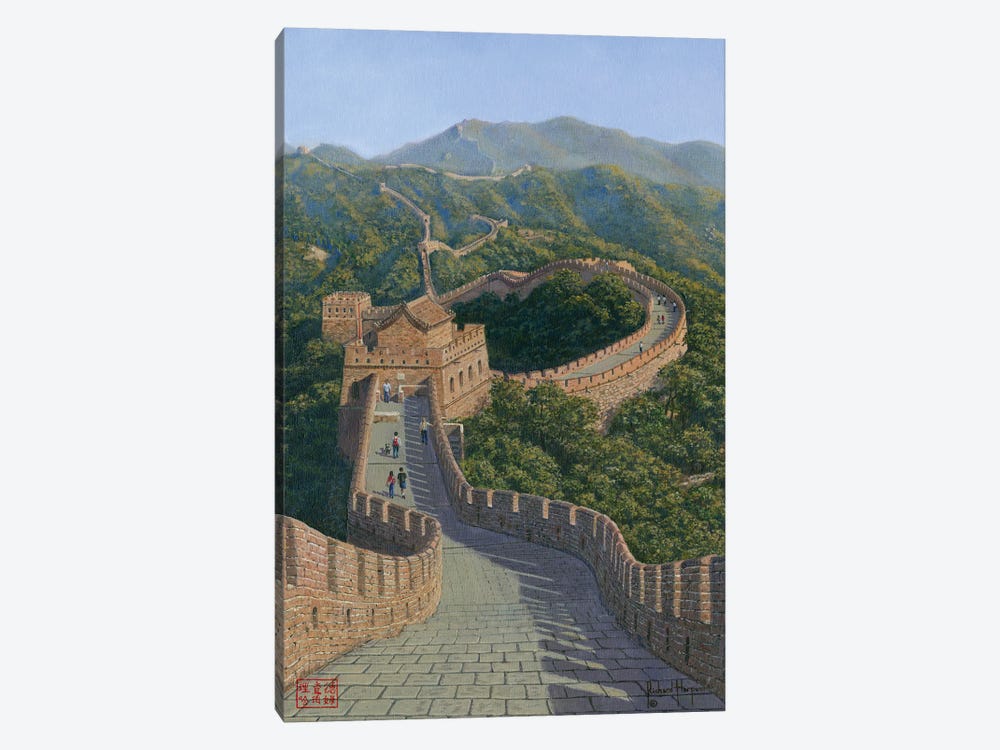 Great Wall Of China - Mutianyu Section by Richard Harpum 1-piece Canvas Artwork