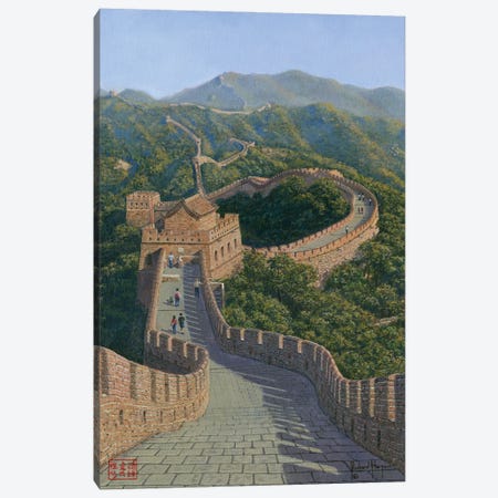 Great Wall Of China - Mutianyu Section Canvas Print #RHU21} by Richard Harpum Art Print