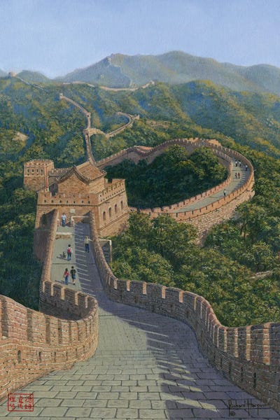 Artistic Travels: Great Wall Of China - Mutianyu Section by Richard Harpum
