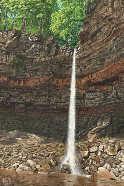 York: Hardraw Force, Wensleydale, Yorkshire by Richard Harpum