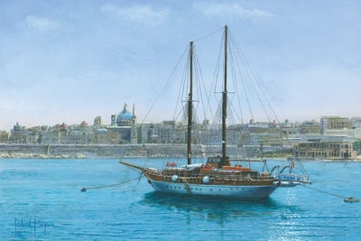 Hera Ii, Valletta, Malta by Richard Harpum art print