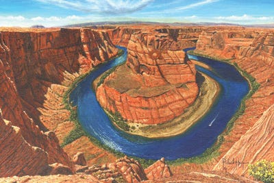 Horseshoe Bend, Colorado River, Arizona by Richard Harpum art print