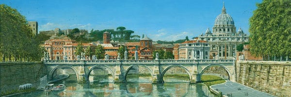 Artistic Travels: Il Fiume Tevere, Roma, Italy by Richard Harpum