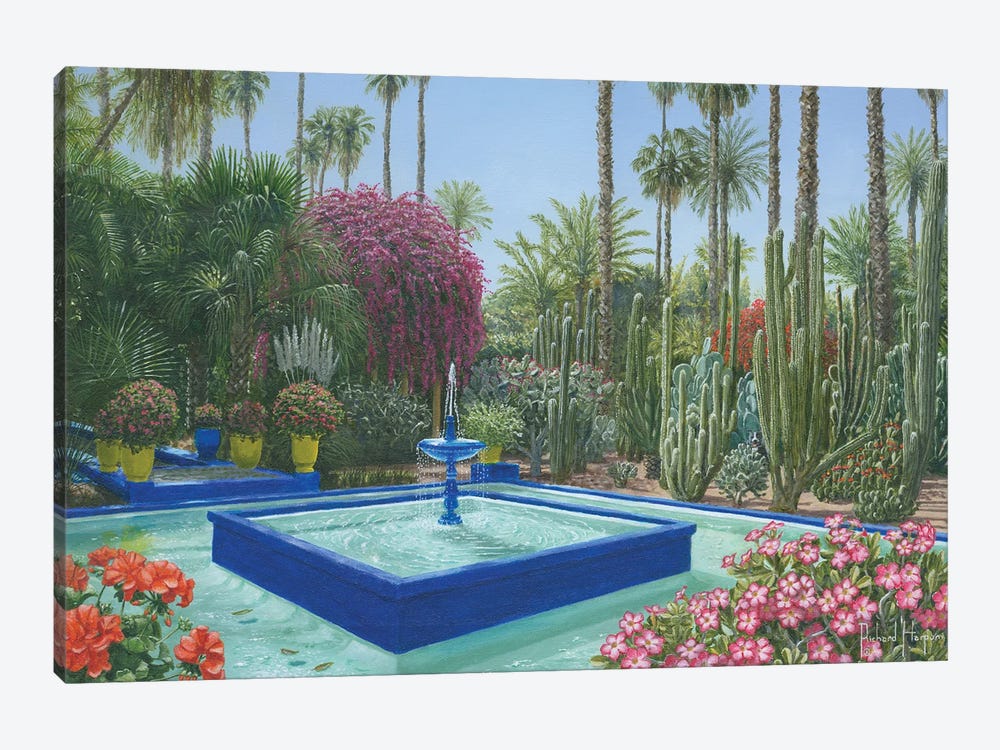 Le Jardin Majorelle Marrakech, Morocco by Richard Harpum 1-piece Art Print